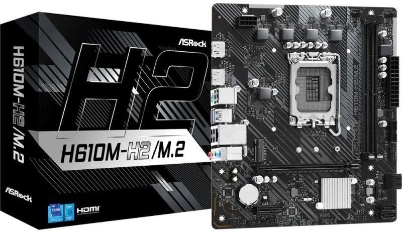 Pagrindinė plokštė Asrock H610M-H2/M.2