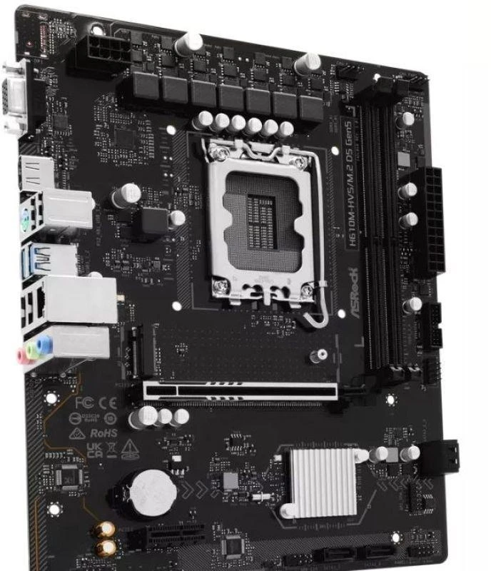 Asrock H610M-HVS/M.2 D5 GEN5 pagrindinė plokštė