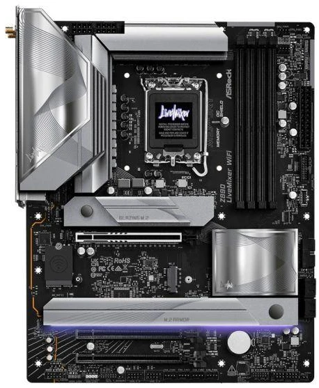 Motininė Plokštė - ASRock Z890 LiveMixer WiFi ATX Intel LGA 1851