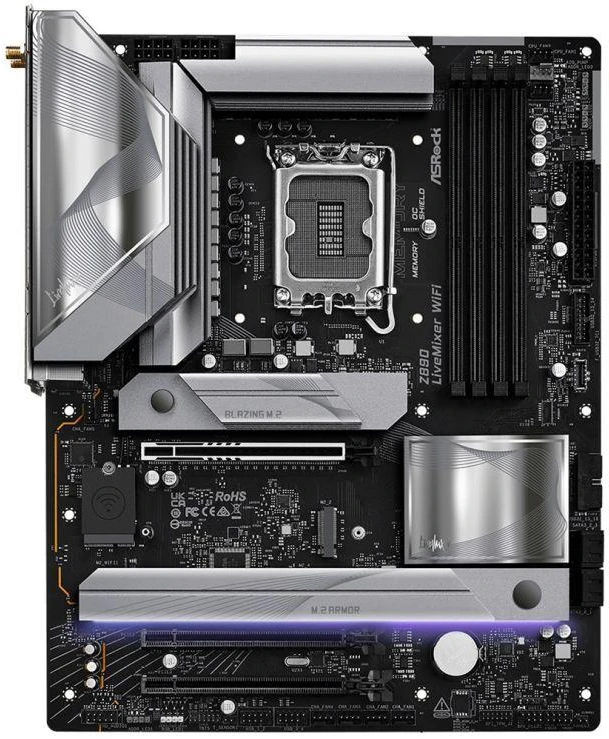 Ausinės Pagrindinė plokštė ASRock Z890 LiveMixer WiFi