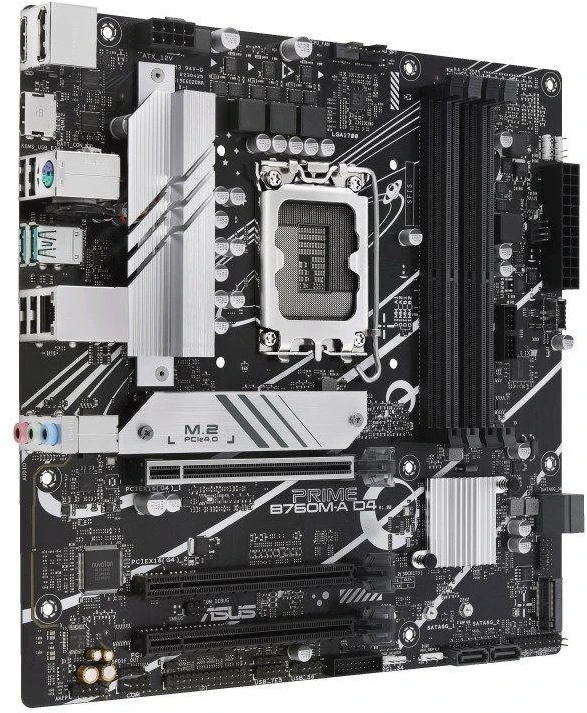 Ausinės Pagrindinė plokštė ASUS PRIME B760M-A D4-CSM