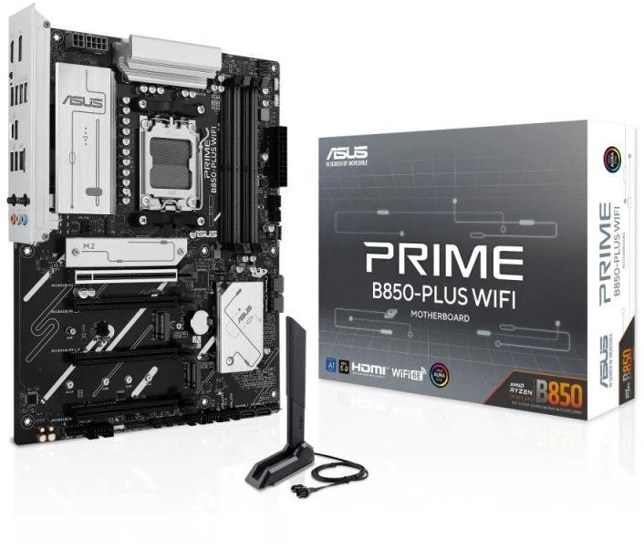 Pagrindinė plokštė ASUS PRIME B850-PLUS WIFI, AMD B850, SAM5, ATX