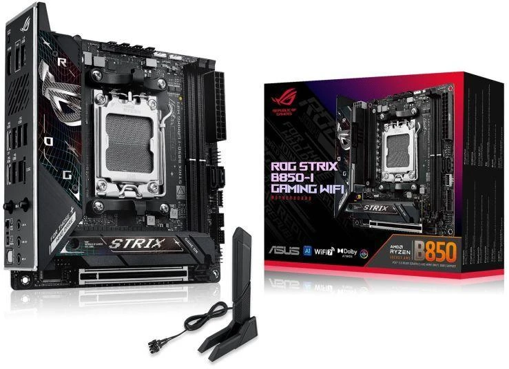 Ausinės Pagrindinė plokštė ASUS ROG STRIX B850-I GAMING WIFI