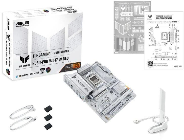 Pagrindinė plokštė ASUS TUF GAMING B850-PRO WIFI7 W NEO