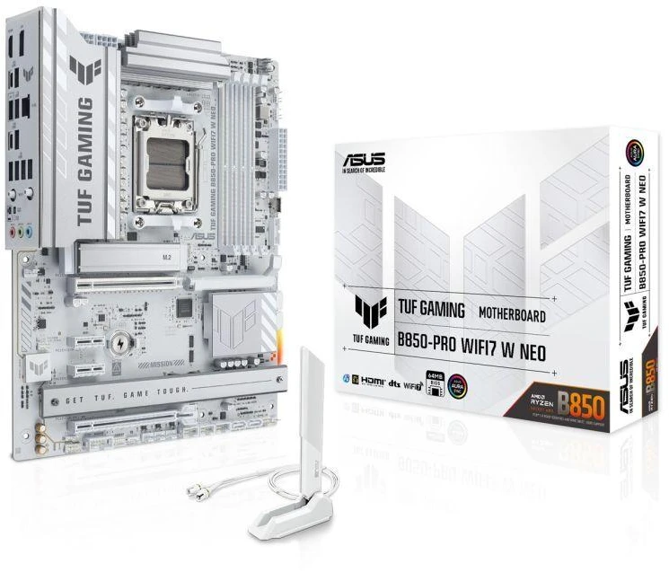 Pagrindinė plokštė ASUS TUF GAMING B850-PRO WIFI7 W NEO