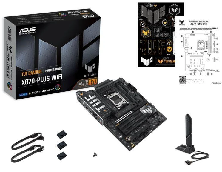 Ausinės Pagrindinė plokštė ASUS TUF GAMING X870-PLUS WIFI