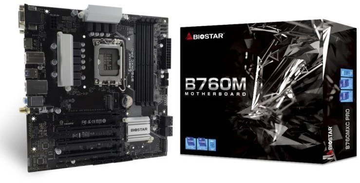 BIOSTAR B760MXC PRO pagrindinė plokštė