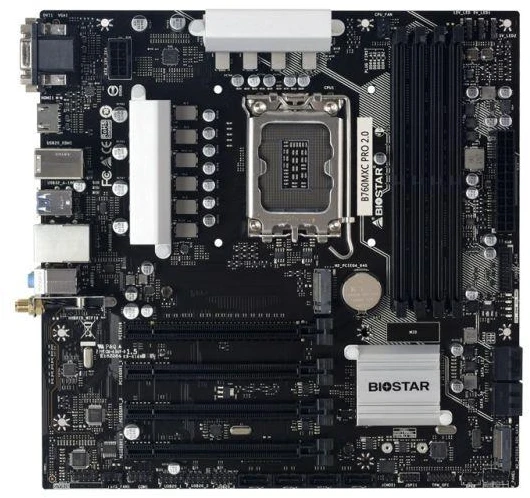 BIOSTAR B760MXC PRO pagrindinė plokštė