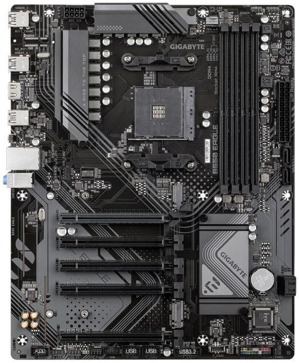 Pagrindinė plokštė GIGABYTE B550 EAGLE AM4 MB 4xDDR4 4xSATA 2xM.2