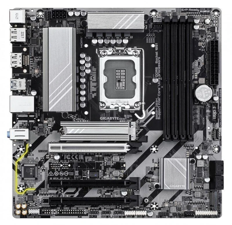 Pagrindinė plokštė Gigabyte B860M DS3H