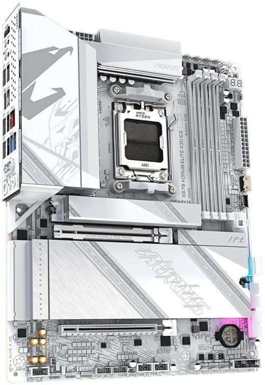 Pagrindinė plokštė Gigabyte X870 AORUS ELITE X3D ICE