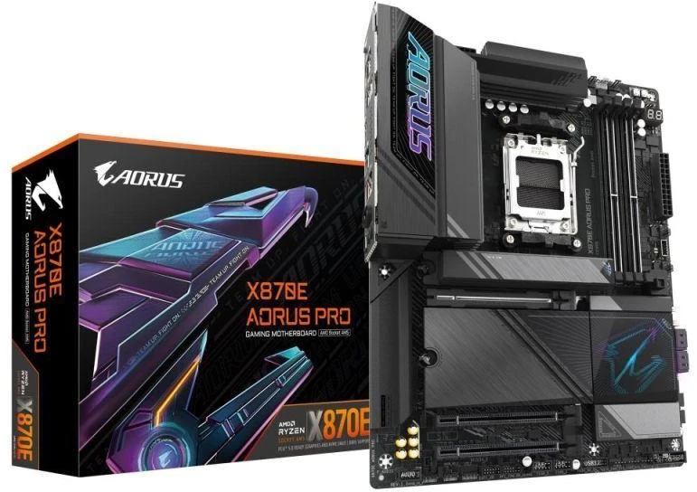 Pagrindinė plokštė GIGABYTE X870E AORUS PRO AM5 ATX MB