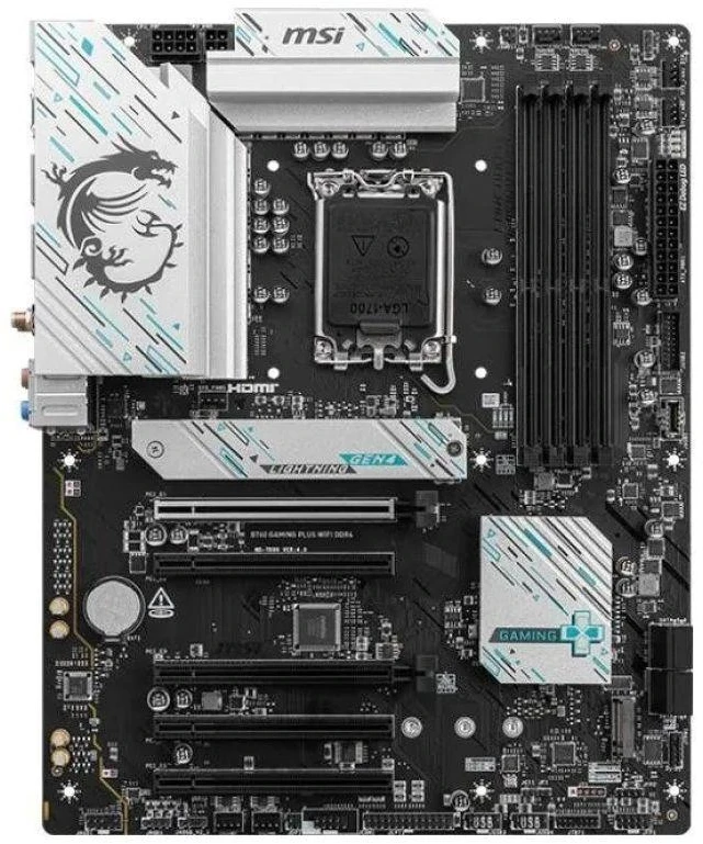 Pagrindinė plokštė MSI B760 GAMING PLUS WIFI DDR4