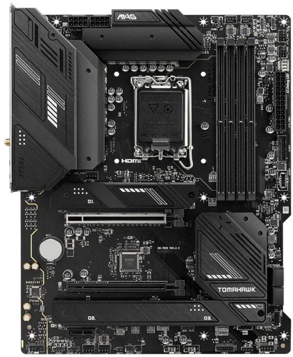Pagrindinė plokštė MSI MAG B760 TOMAHAWK WIFI, LGA 1700, ATX