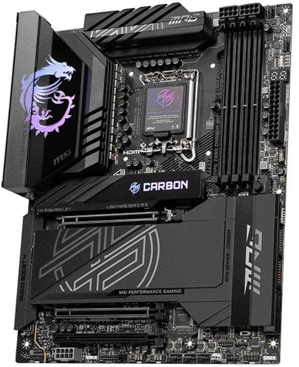 Pagrindinė plokštė MSI MPG Z890 CARBON WIFI