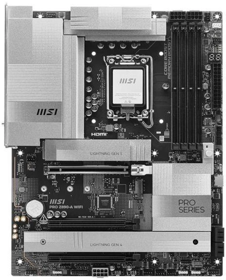 Pagrindinė plokštė MSI PRO Z890-A WIFI