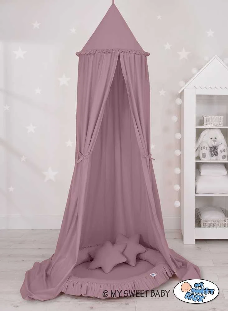 My Sweet Baby Pakabinama palapinė ir lizdelis su pagalvėlėmis – pastelinis violetinis