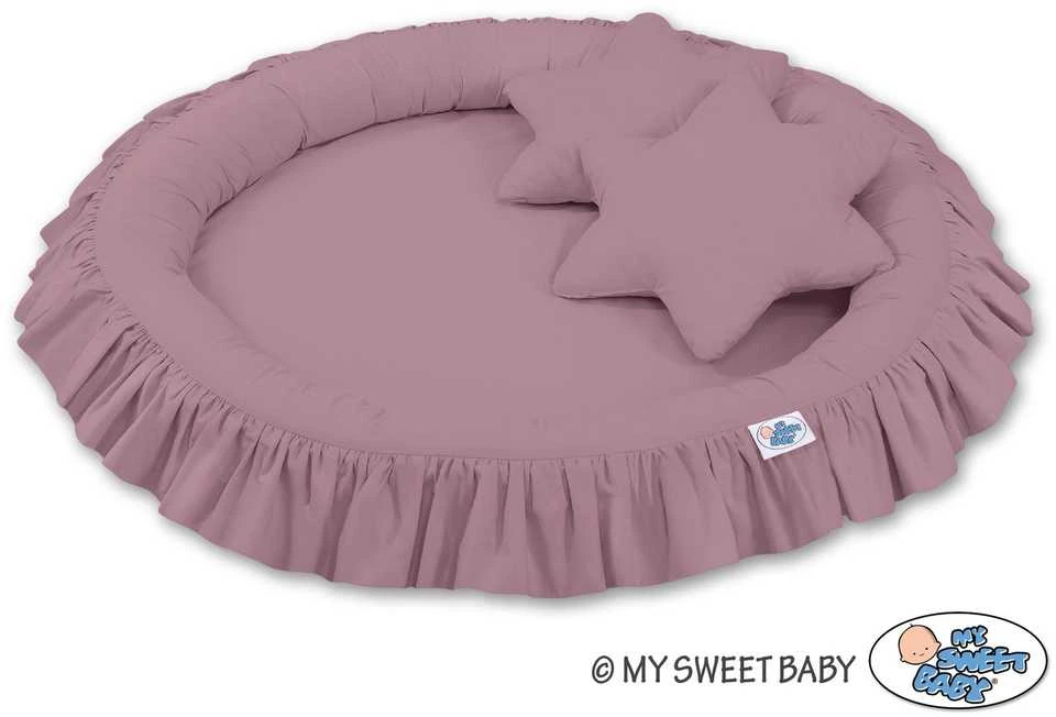 My Sweet Baby Pakabinama palapinė ir lizdelis su pagalvėlėmis – pastelinis violetinis