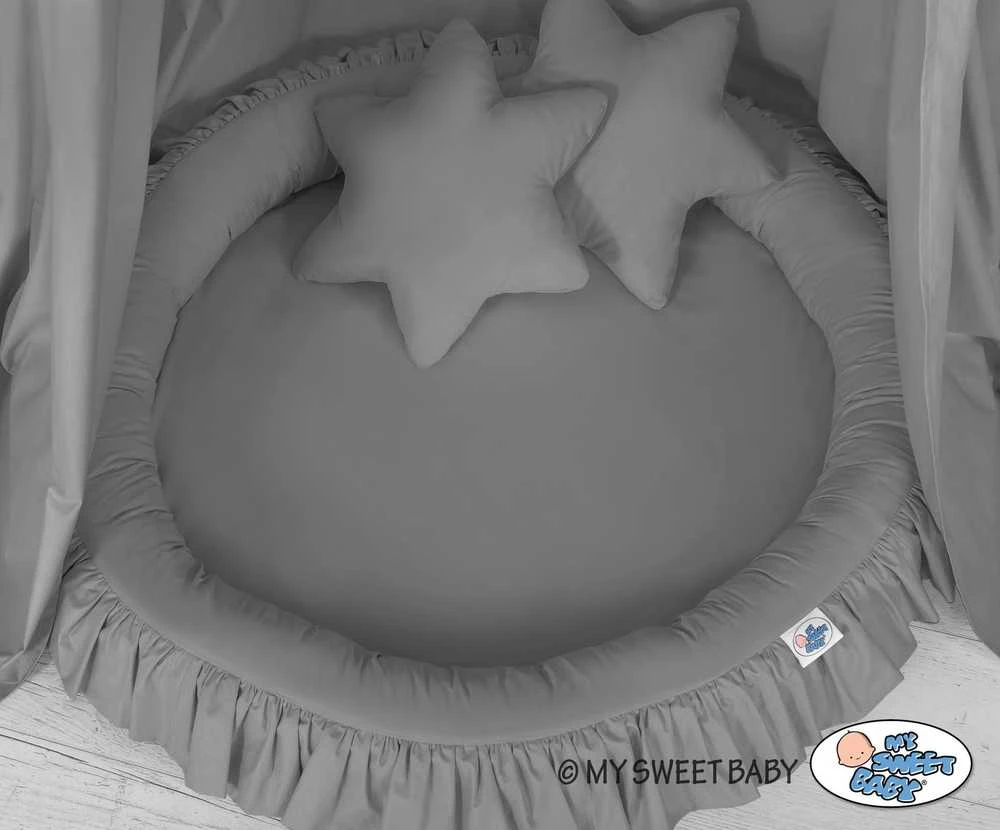 My Sweet Baby Pakabinama pastogė su lizdu ir pagalvėlėmis – antracito spalvos