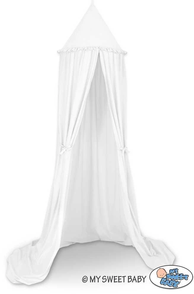 Pakabinamas baldakimas, baltas 260cm.