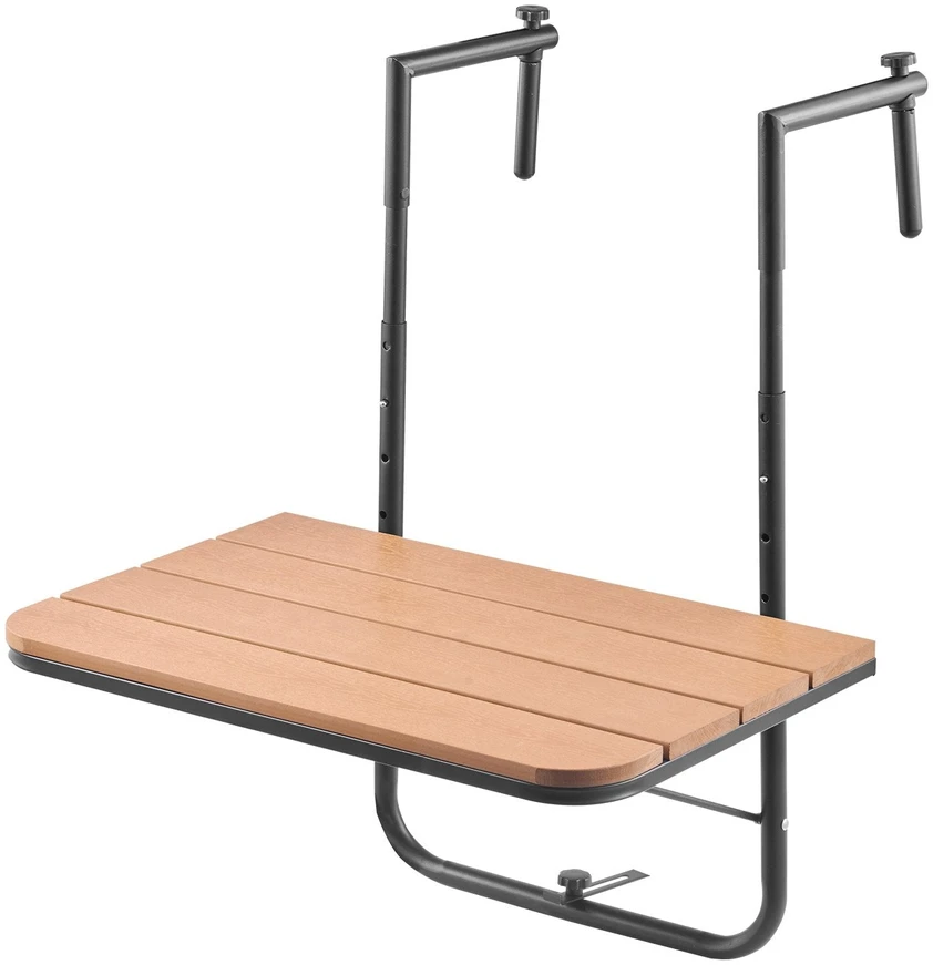 VEVOR balkono pakabinamas stalas 60 x 61 cm