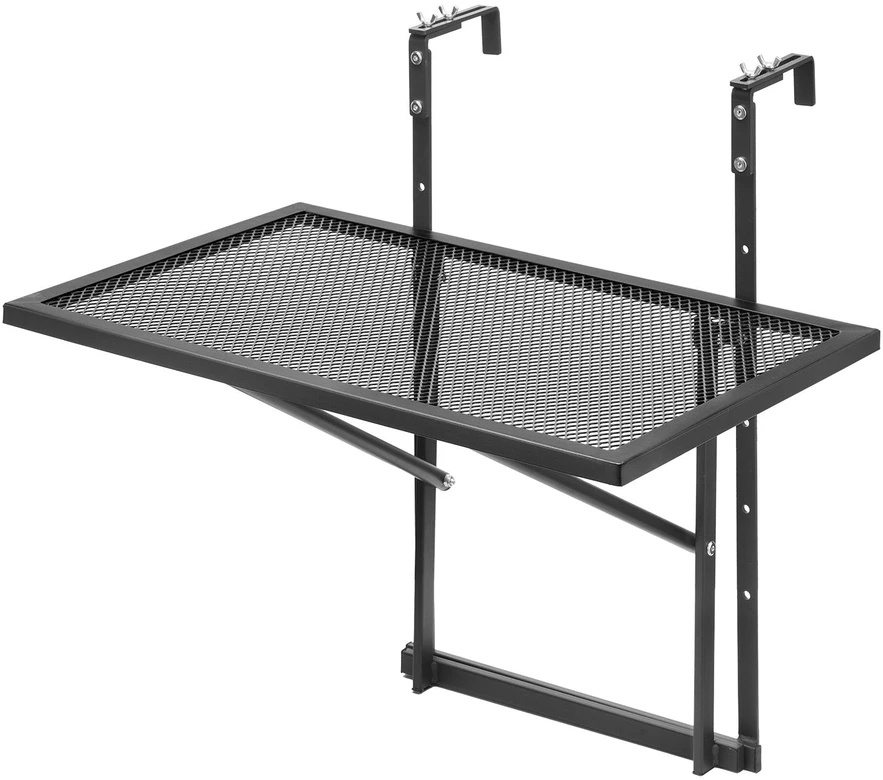 VEVOR Kabantysis balkono stalas metalinis 19 x 24 cm