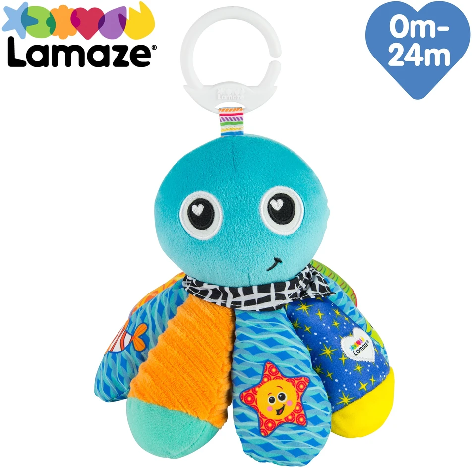 Lamaze Pakabinamas kelioninis kūdikio žaislas „Aštuonkojis Semas“