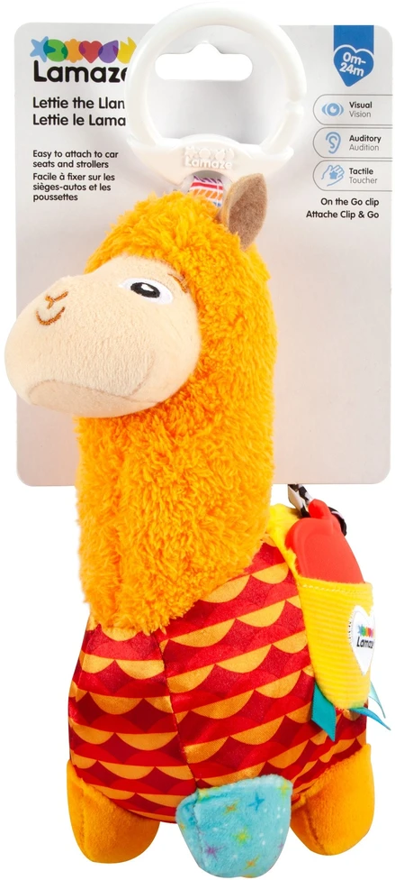 Lamaze Pakabinamas kelioninis kūdikio žaislas „Lama Leti“