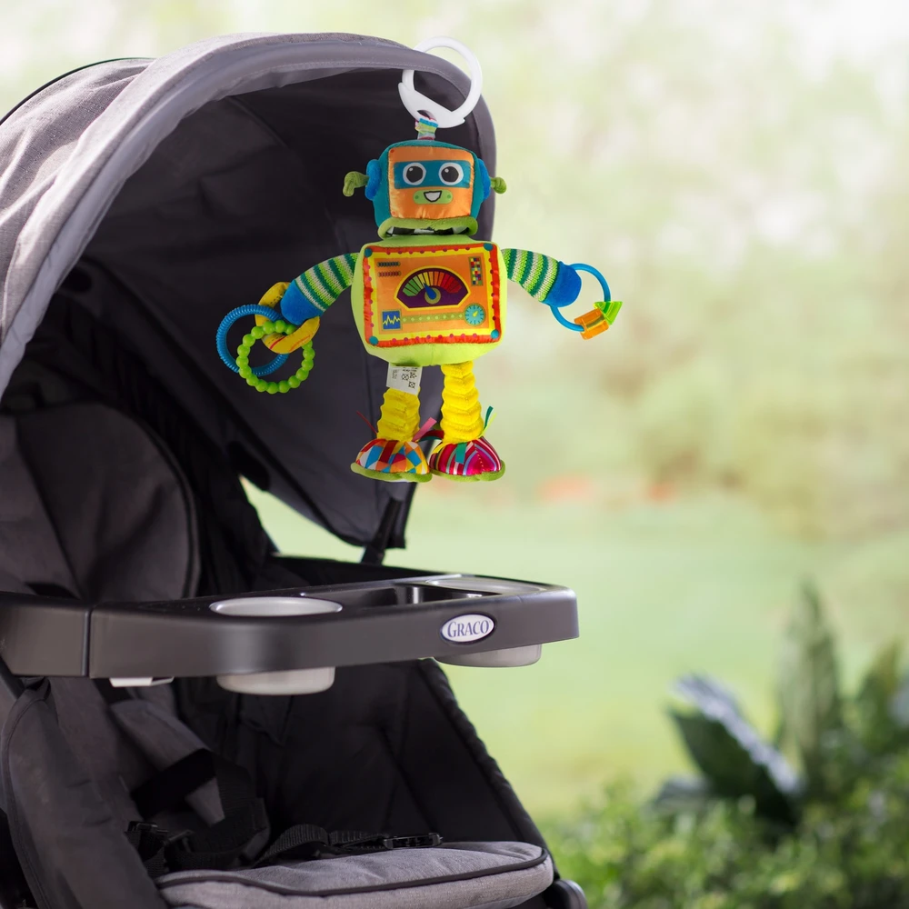 Tomy Pakabinamas lavinamasis kūdikio žaislas „Robotas Rustis“