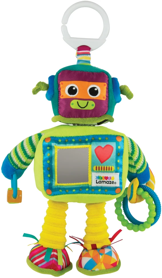 Tomy Pakabinamas lavinamasis kūdikio žaislas „Robotas Rustis“