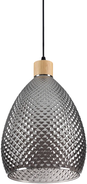 Pakabinamas šviestuvas Ideal Lux Suspended lamp with 1 light BERGEN, E27, juodas