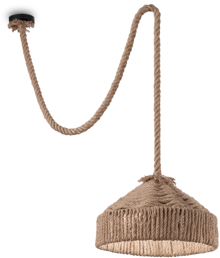 Pakabinamas šviestuvas Ideal Lux Suspended lamp with 1 light CANAPA, E27, baltas