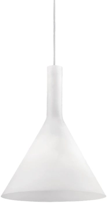 Pakabinamas šviestuvas Ideal Lux Suspended lamp with 1 light COCKTAIL, E14, baltas