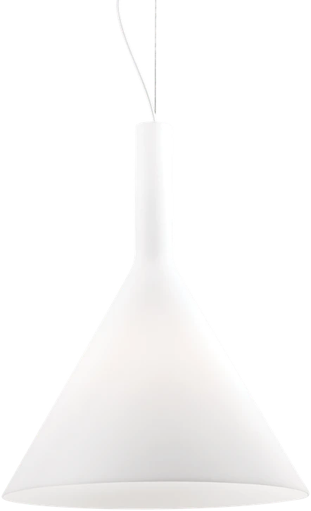 Pakabinamas šviestuvas Ideal Lux Suspended lamp with 1 light COCKTAIL, E27, baltas
