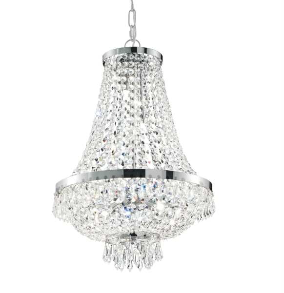 Pakabinamas šviestuvas Ideal Lux Suspended lamp with 12 lights CAESAR, G9, chrome
