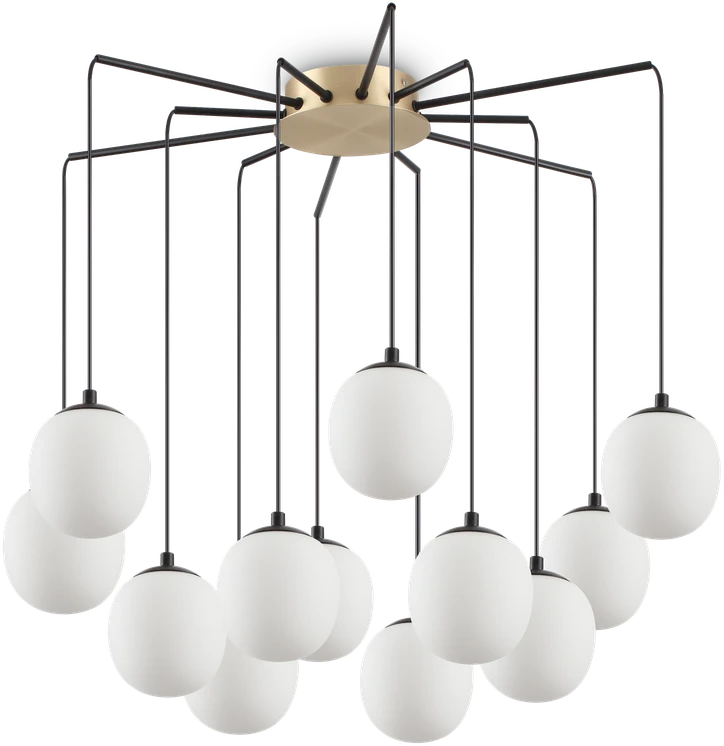 Pakabinamas šviestuvas Ideal Lux Recessed lamp 1 light SWING, GU10, juodas