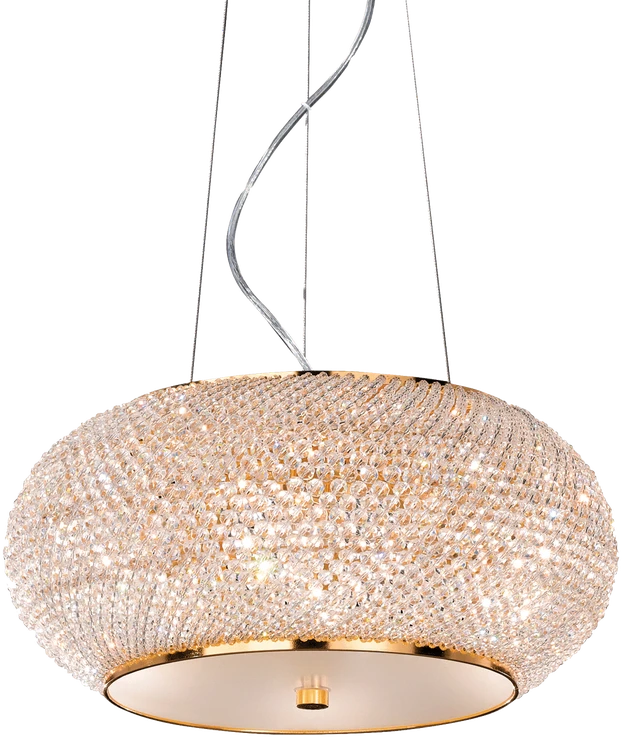 Pakabinamas šviestuvas Ideal Lux Suspended lamp with 6 lights PASHA', E14, transparent