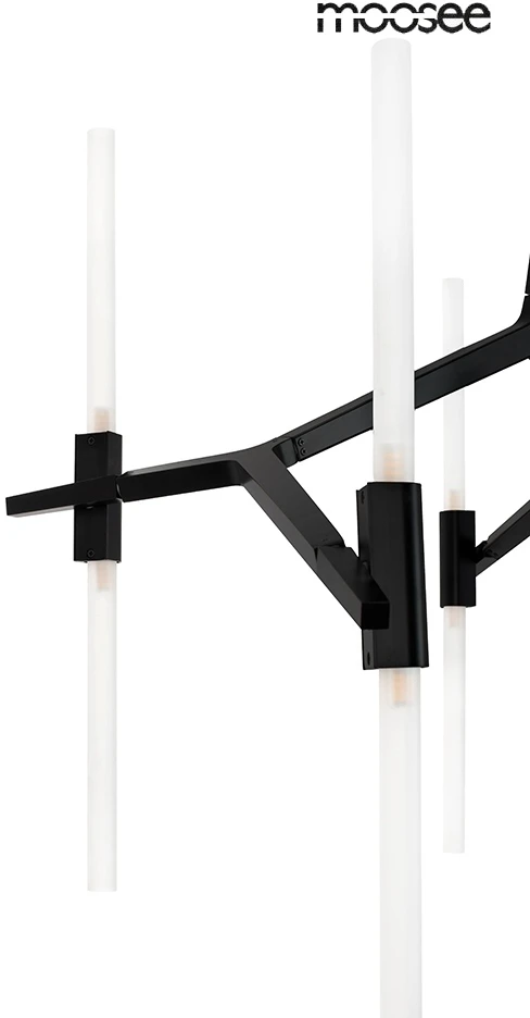 Pakabinamas šviestuvas CANDELABR 10, 10xG9, juodas