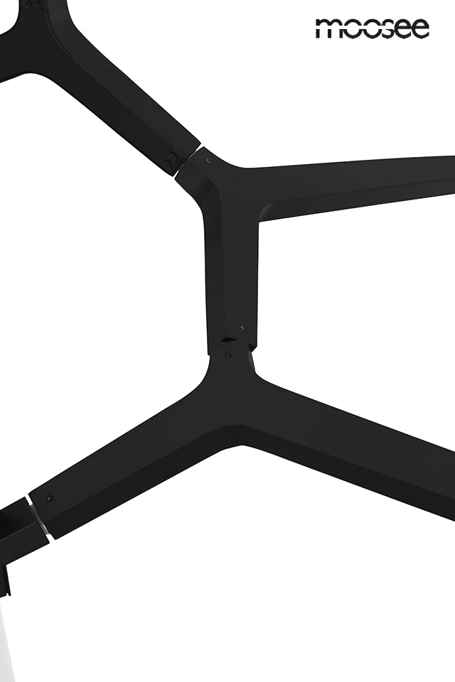 Pakabinamas šviestuvas CANDELABR 10, 10xG9, juodas