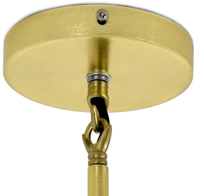 Pakabinamas šviestuvas CANDELABR 6, 6xG9, aukso sp.