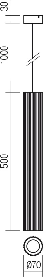 Pakabinamas šviestuvas DELPHI, GU10, juodas, 01-2563