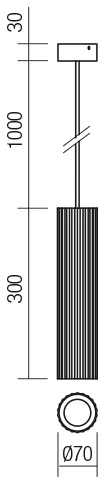 Pakabinamas šviestuvas DELPHI, GU10, juodas, 01-2561