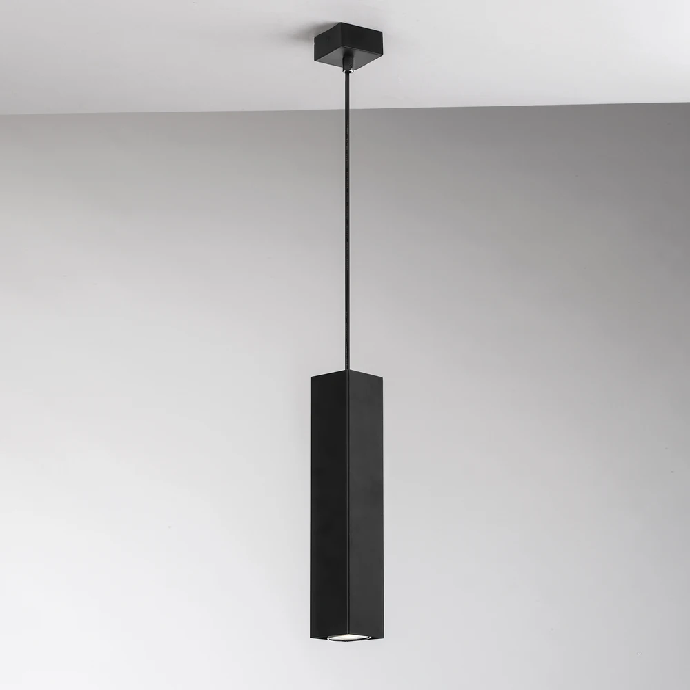 Pakabinamas šviestuvas FLUKE, juodas, 1xGU10