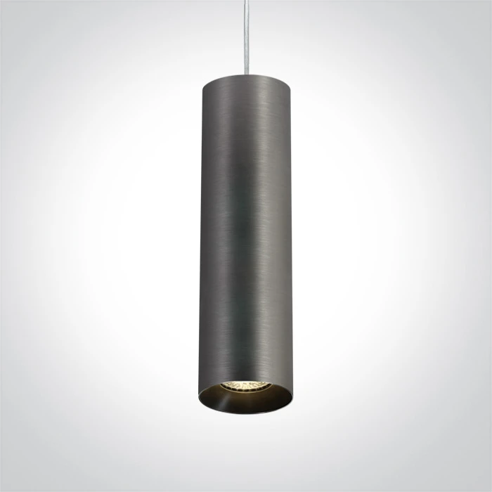 Pakabinamas šviestuvas, GU10, metalo pilkos sp., 63105MA/MG