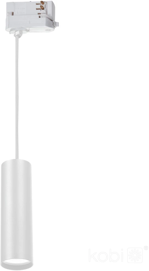 Pakabinamas šviestuvas į 3 fazių bėgelius NEXTRACK S-LINE P, GU10, baltas
