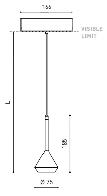 Pakabinamas šviestuvas į magnetinį bėgelį SPIN 48V 2M 40º 3000K NT