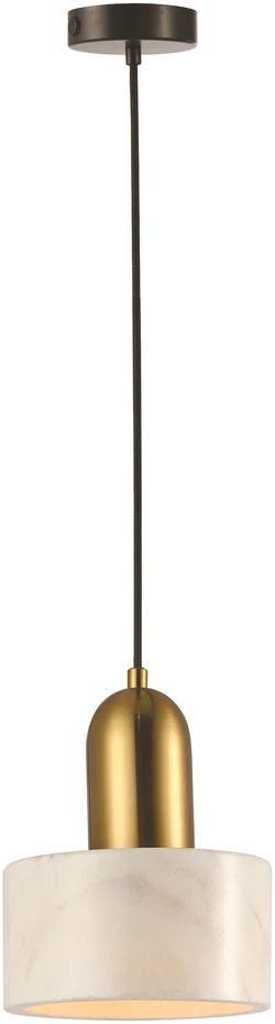 Pakabinamas šviestuvas MARBLE, E27, baltos/aukso sp., 4266100