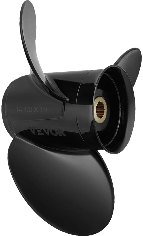 VEVOR 14 ½″ × 19″ aliumininis 3‑menčių propeleris – dešinės sukimosi, 60–140 AG varikliams
