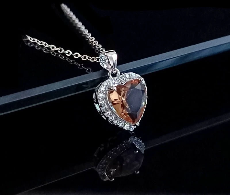 Sidabrinis pakabukas Heart