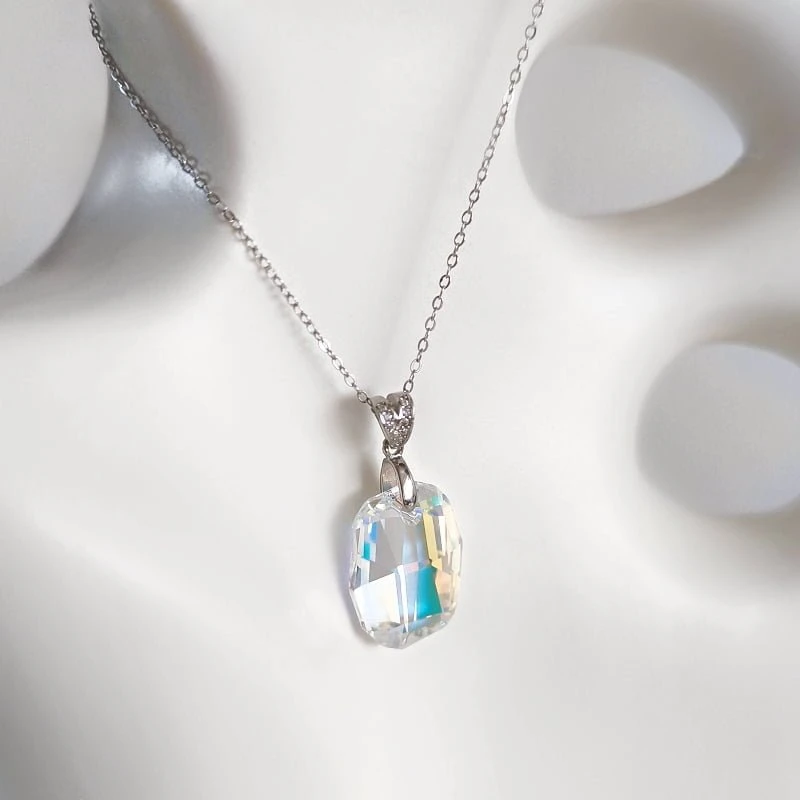 Sidabrinis pakabukas Crystal